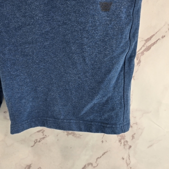 Mac Weldon Shorts Mens Medium Blue 9 Inch Sweat Lounge Drawstring Pull On - Picture 4 of 10